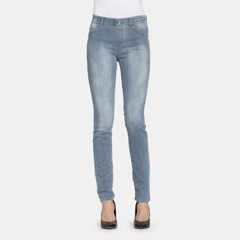 Legg-jeans da donna lavaggio chiaro con trattamento all'aloe Carrera Jeans 767, Brand, SKU c369ap212, Immagine 0